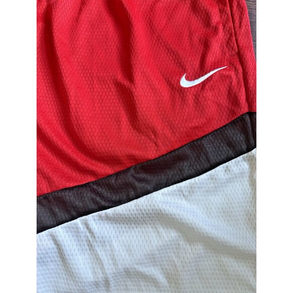Nike Icon Men's Dri-FIT Drawstring 8" Basketball moisture wicking Shorts Red XL - Picture 4 of 7